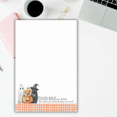 Halloween Huisdieren Veterinaire Aangepaste Naam Post-it® Notes