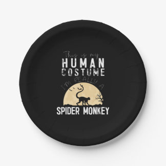 Halloween Human Spider Monkey Creepy Horror Papieren Bordje