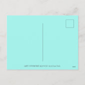 HALLOWEEN HUMMINGBIRD EN JACK O LANTERN WHIMSY FEESTDAGENKAART (Achterkant)