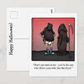Halloween Humor Briefkaart (Voorkant / Achterkant)