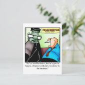 Halloween Humor Briefkaart (Staand voorkant)