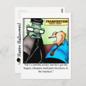 Halloween Humor Briefkaart (Voorkant / Achterkant)