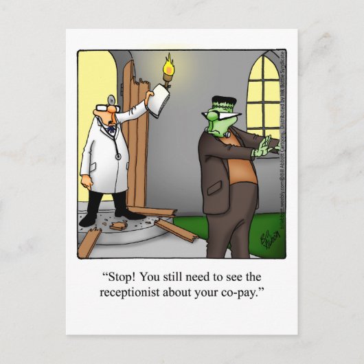 Halloween Humor Briefkaart (Voorkant)