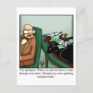 Halloween Humor Briefkaart