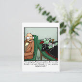 Halloween Humor Briefkaart (Staand voorkant)