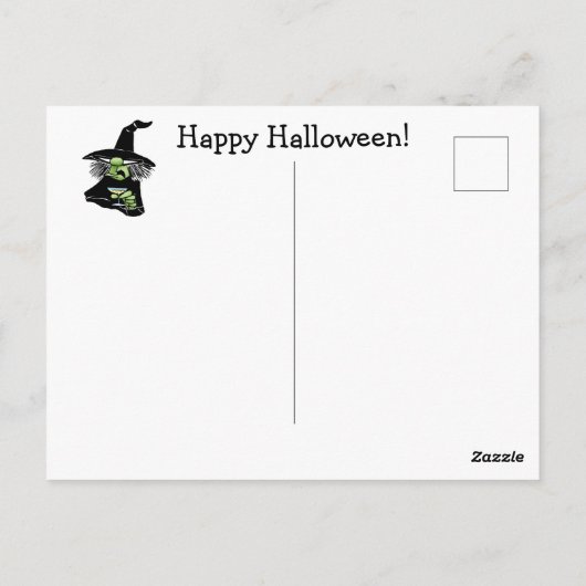 Halloween Humor Briefkaart (Achterkant)