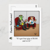 Halloween Humor Briefkaart (Voorkant / Achterkant)