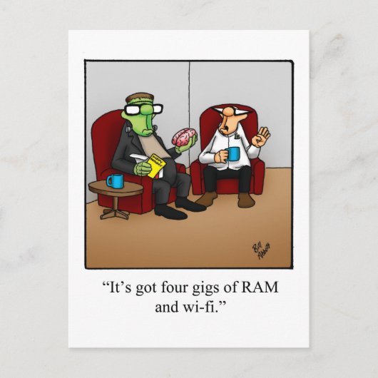 Halloween Humor Briefkaart (Voorkant)