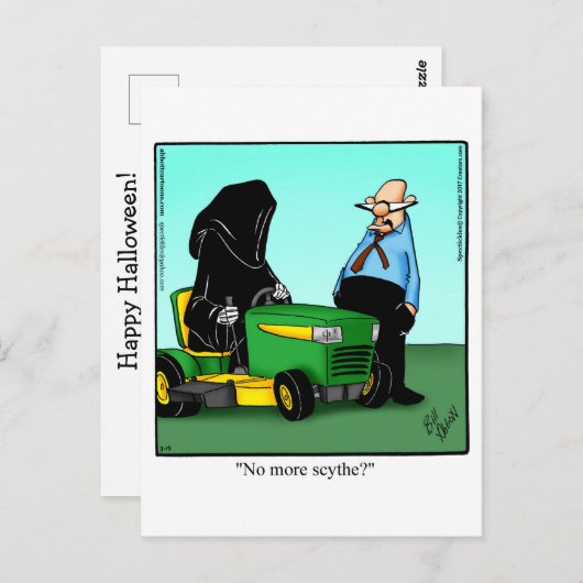 Halloween Humor Briefkaart (Voorkant / Achterkant)