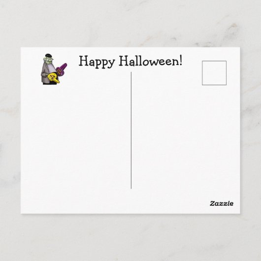 Halloween Humor Briefkaart (Achterkant)