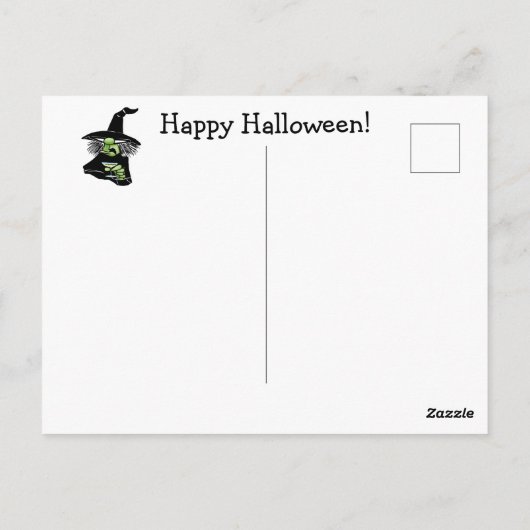 Halloween Humor Briefkaart (Achterkant)