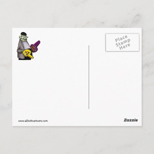 Halloween Humor Briefkaarten "Spectickles" (Achterkant)