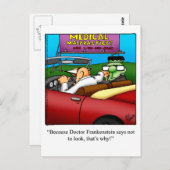 Halloween Humor Briefkaarten "Spectickles" (Voorkant / Achterkant)