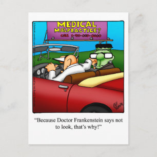 Halloween Humor Briefkaarten "Spectickles"