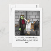 Halloween Humor Briefkaarten "Spectickles" (Voorkant / Achterkant)