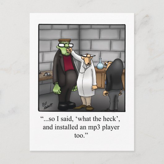 Halloween Humor Briefkaarten "Spectickles" (Voorkant)