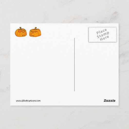 Halloween Humor Briefkaarten "Spectickles" (Achterkant)