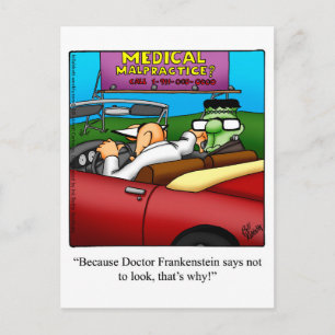 Halloween Humor Briefkaarten "Spectickles"