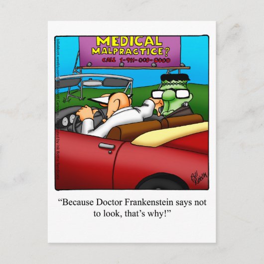 Halloween Humor Briefkaarten "Spectickles" (Voorkant)