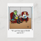 Halloween Humor Briefkaarten "Spectickles" (Voorkant)