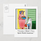 Halloween Humor Briefkaarten "Spectickles" (Voorkant / Achterkant)