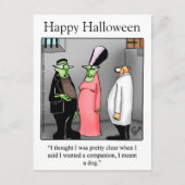 Halloween Humor Briefkaarten "Spectickles" (Voorkant)