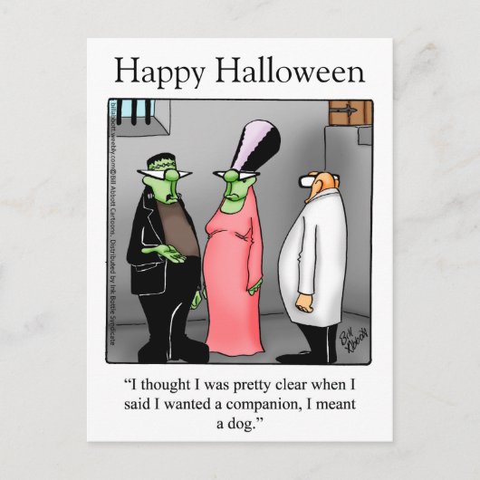 Halloween Humor Briefkaarten "Spectickles" (Voorkant)