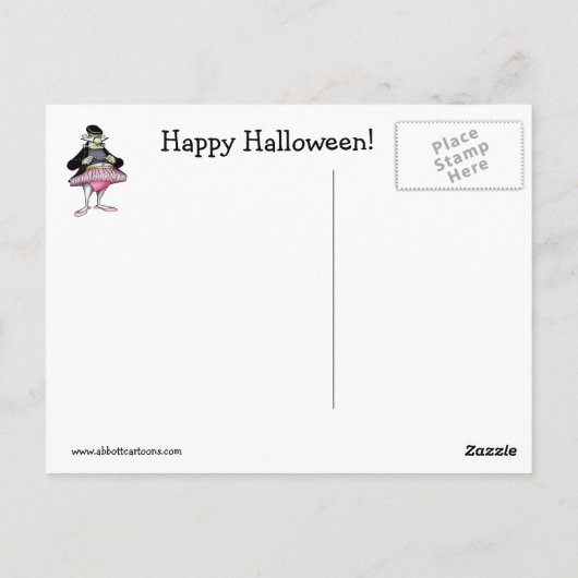 Halloween Humor Briefkaarten "Spectickles" (Achterkant)