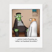 Halloween Humor Briefkaarten "Spectickles" (Voorkant)