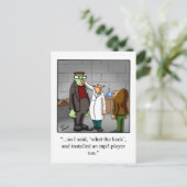 Halloween Humor Briefkaarten "Spectickles" (Staand voorkant)