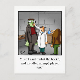 Halloween Humor Briefkaarten "Spectickles"