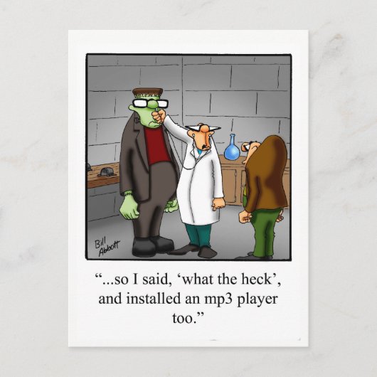 Halloween Humor Briefkaarten "Spectickles" (Voorkant)