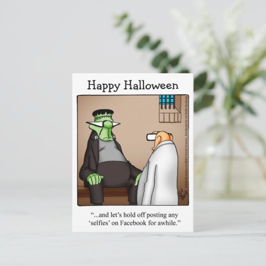 Halloween Humor Briefkaarten "Spectickles" (Staand voorkant)