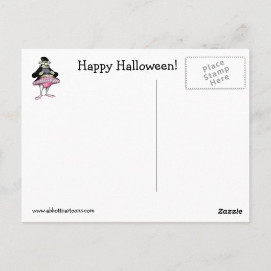 Halloween Humor Briefkaarten "Spectickles" (Achterkant)