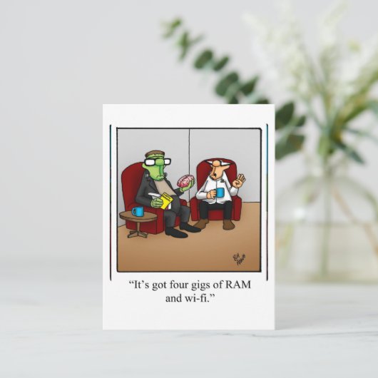 Halloween Humor Briefkaarten "Spectickles" (Staand voorkant)