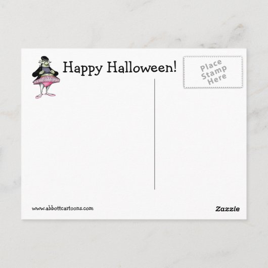 Halloween Humor Briefkaarten "Spectickles" (Achterkant)