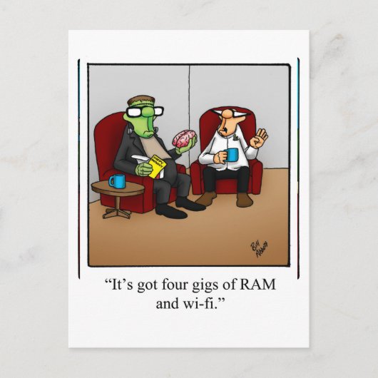 Halloween Humor Briefkaarten "Spectickles" (Voorkant)