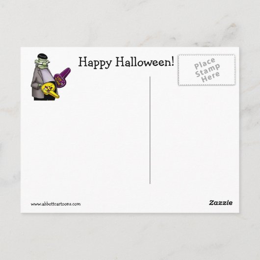 Halloween Humor Briefkaarten "Spectickles" (Achterkant)