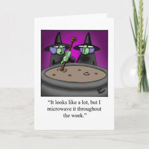Halloween Humor Card - Specificaties Kaart
