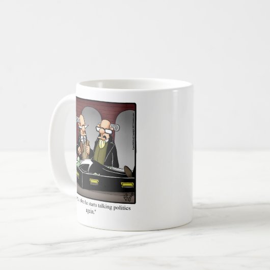 Halloween Humor Coffee Mok (Voorkant links)