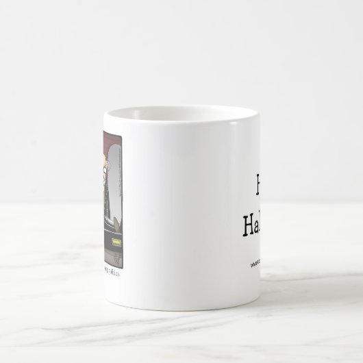 Halloween Humor Coffee Mok (Center)