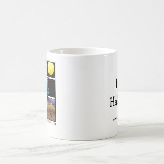 Halloween Humor Coffee Mok (Center)