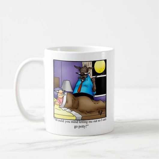 Halloween Humor Coffee Mok (Links)