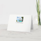 "HALLOWEEN HUMOR/DE ONBEKENDE BIKER"/SKELET KAART (Achterkant)