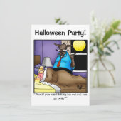 Halloween Humor Party Invitations "Spectickles" Kaart (Staand voorkant)