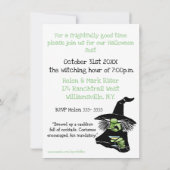 Halloween Humor Party Invitations "Spectickles" Kaart (Achterkant)