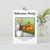 Halloween Humor Party Invitations "Spectickles" Kaart (Staand voorkant)