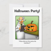 Halloween Humor Party Invitations "Spectickles" Kaart (Voorkant)