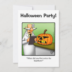 Halloween Humor Party Invitations "Spectickles" Kaart