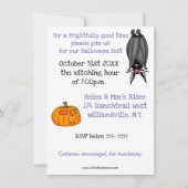 Halloween Humor Party Invitations "Spectickles" Kaart (Achterkant)
